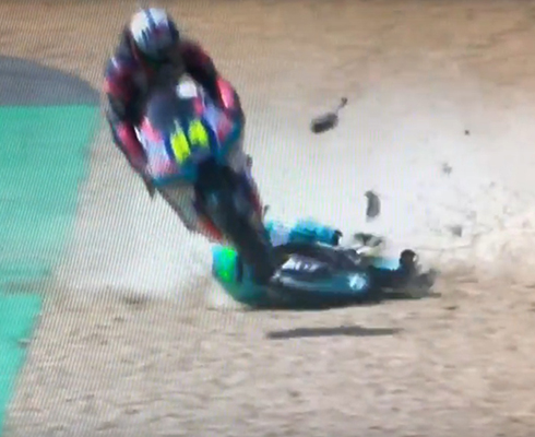 Трюк «от Корнфейла»: только в кино и в Moto3! (+видео)