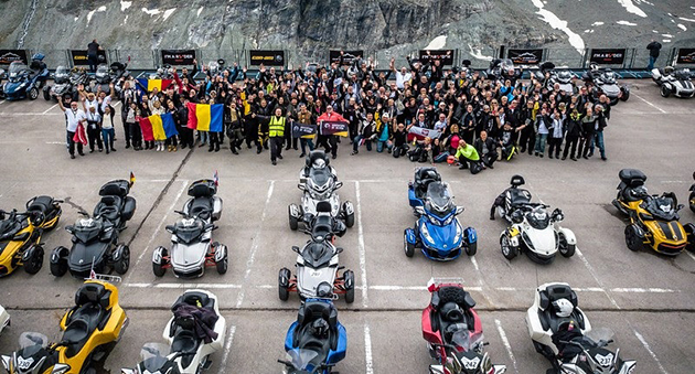 Can-Am Spyder: состоялся очередной слет спайдерменов