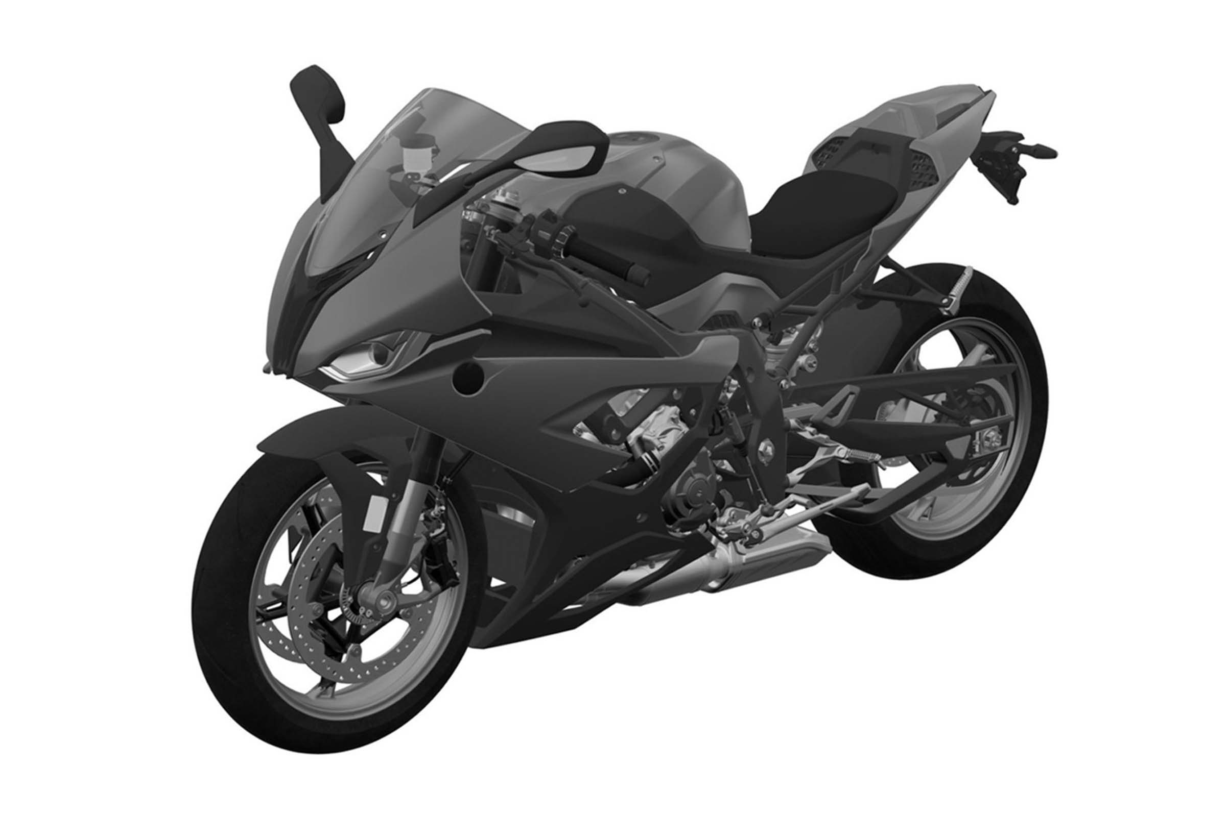 Спортбайк BMW S1000RR показался на патентных рисунках