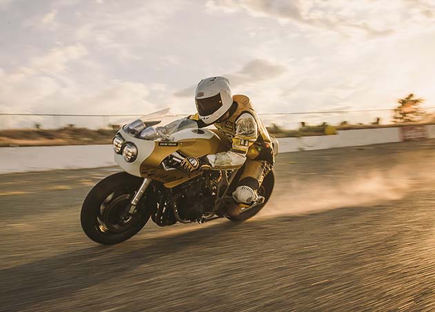 Suzuki Bandit 1200 превратился в кафе-рейсер мечты