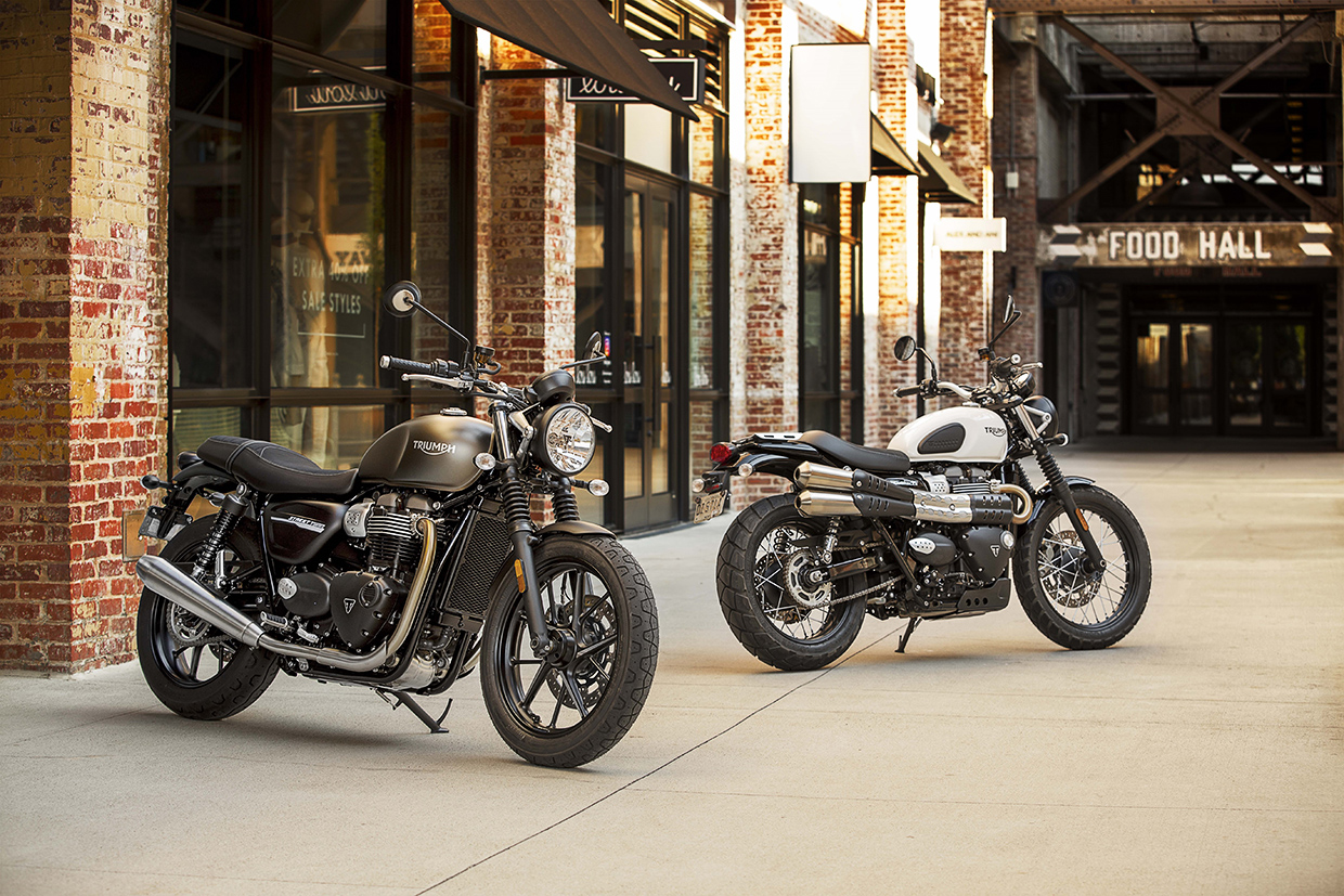 Triumph обновил модели Street Twin и Street Scrambler