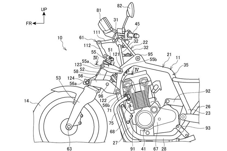 Мотоциклы Honda переходят на рычажные подвески?