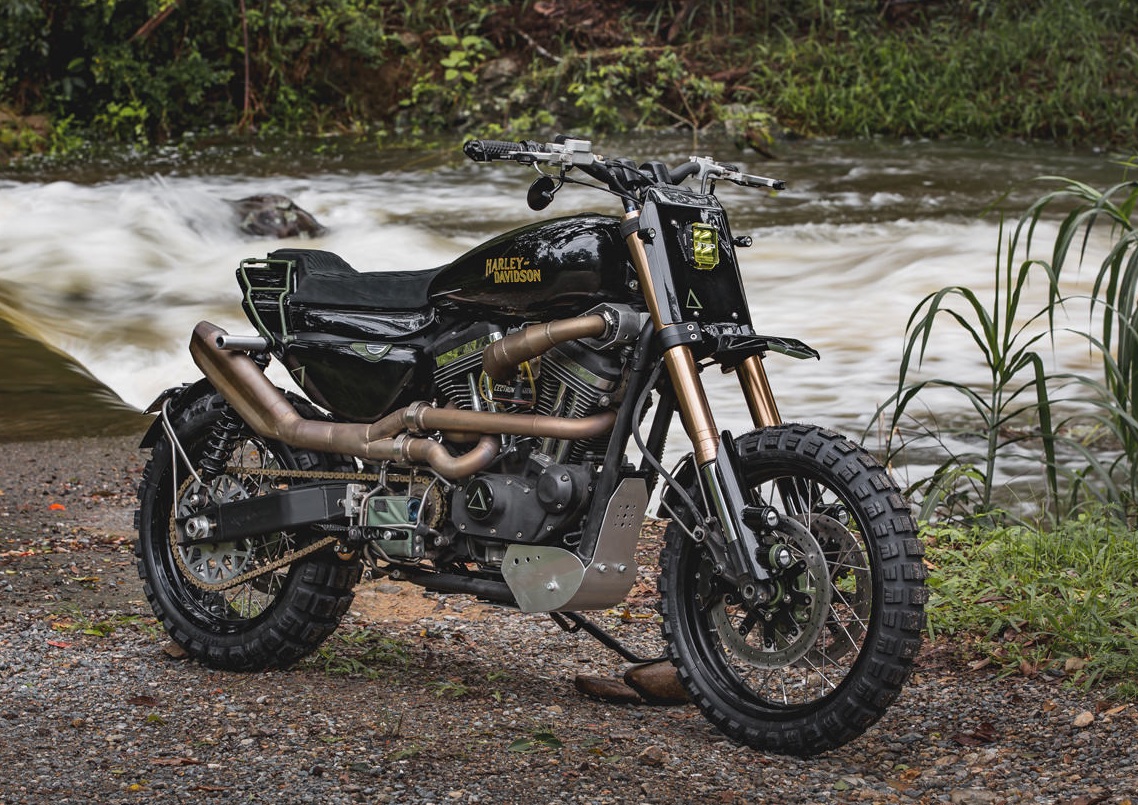 Невероятное рядом: Harley-Davidson Sportster превратился в эндуро