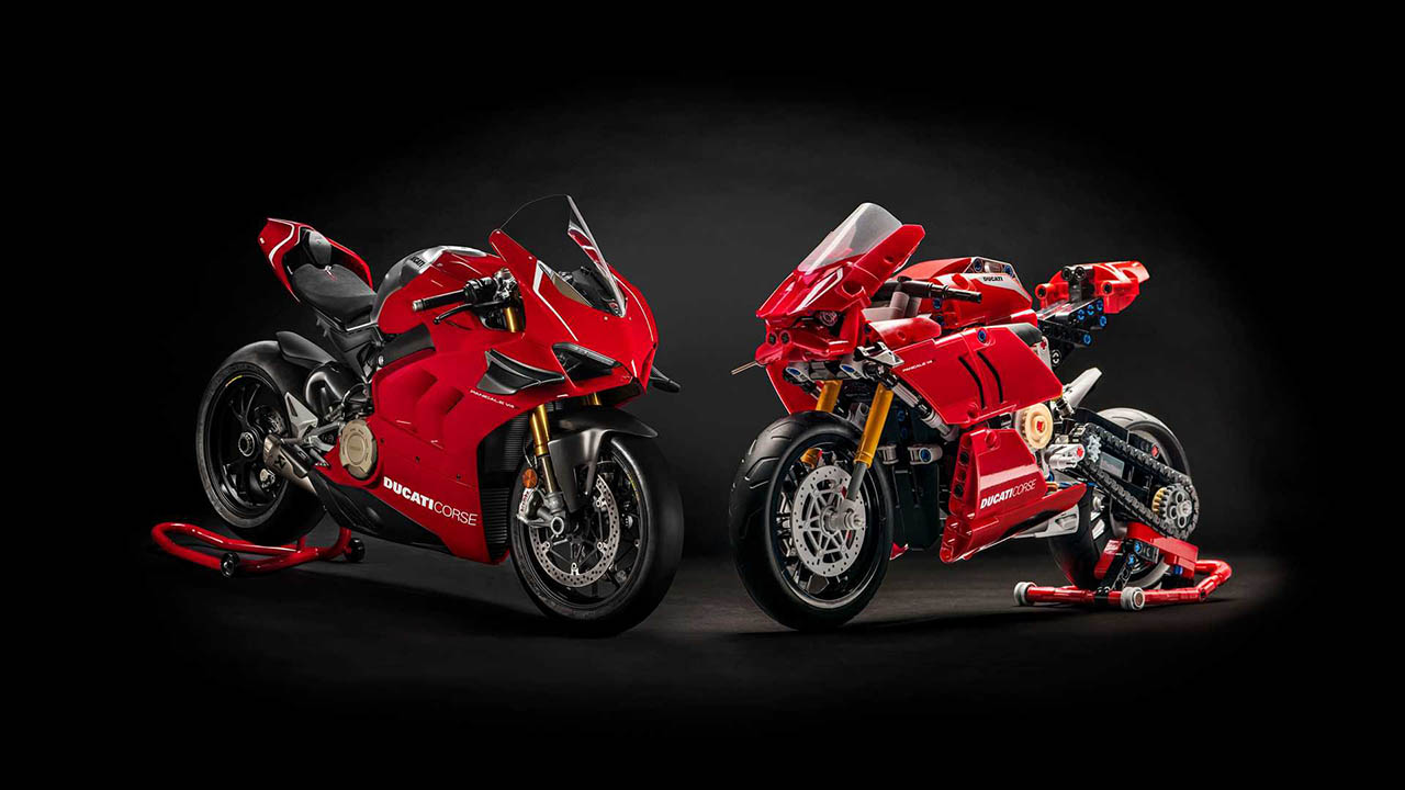 Представлен спортбайк Ducati Panigale V4 R от Lego Technics