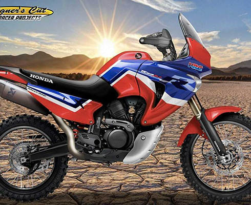 Вот так красота! В интернете появилось изображение нового турэндуро Honda