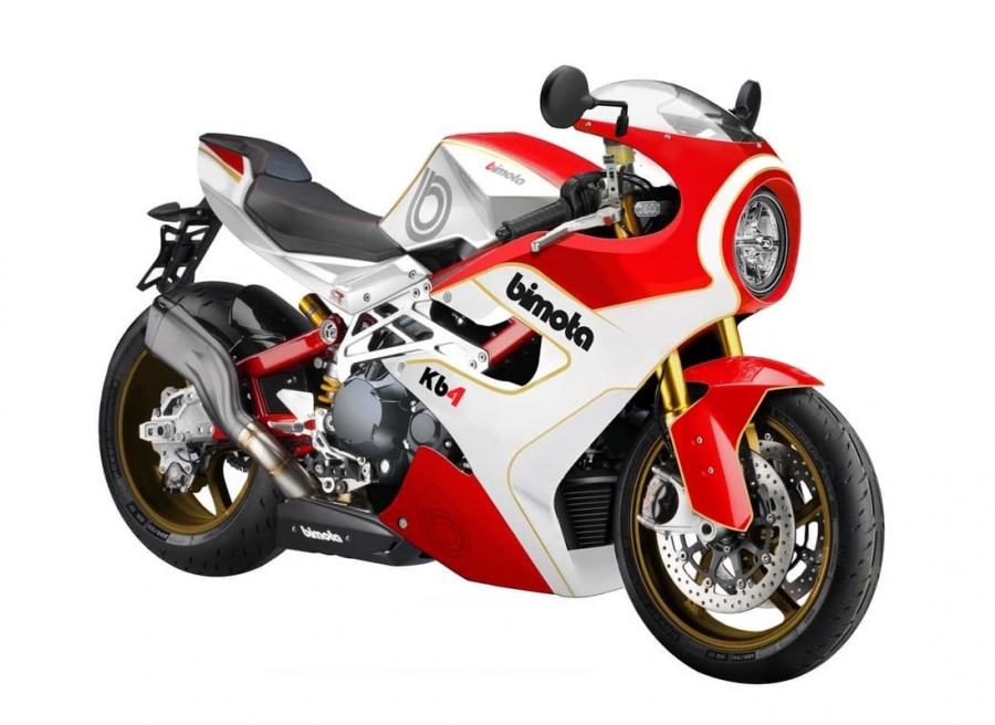 Появились новые изображения перспективного спортбайка Bimota KB4