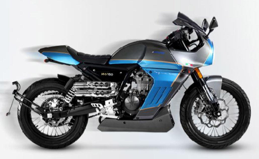 Aprilia представила публике новинку - малокубатурный кафе-рэйсер
