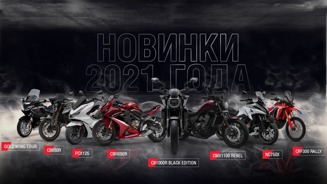 Honda Motor Rus объявила цены на мототехнику 2021 модельного года