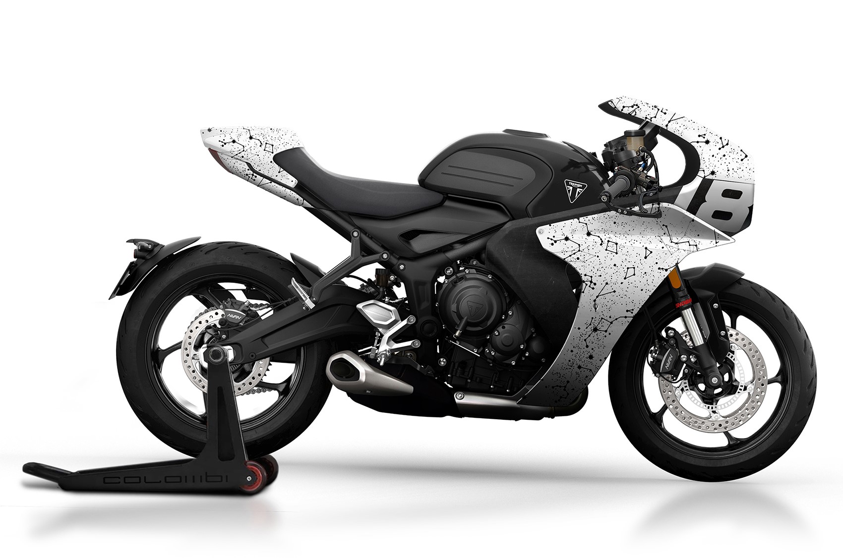 Итальянцы представили комплекты обтекателей для Triumph Trident 660