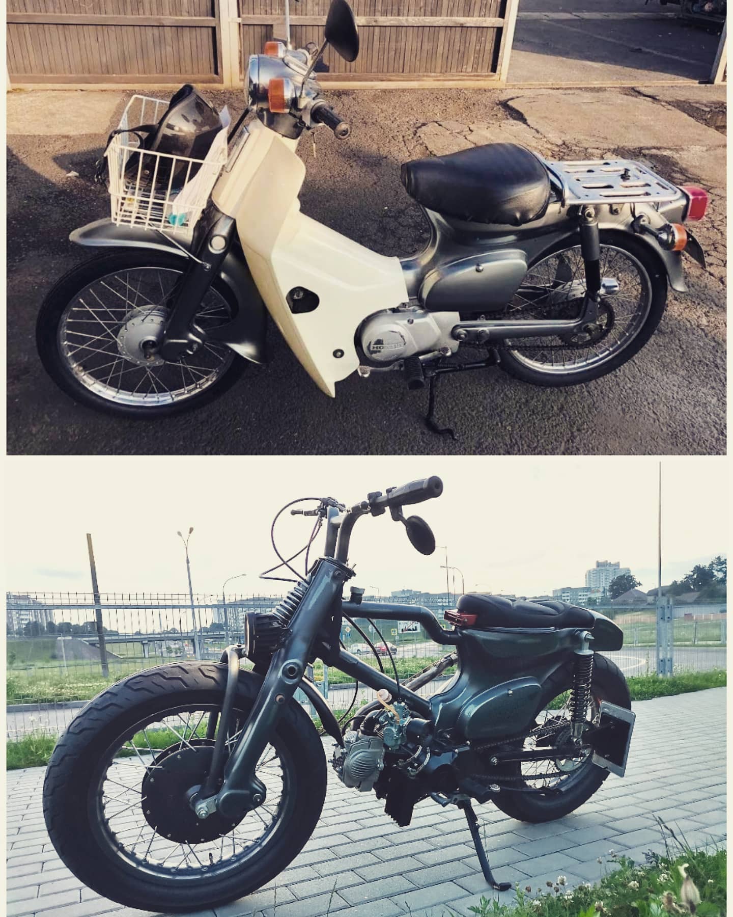 Стиль и лаконичность: кастомный Honda Super Cub из Минска