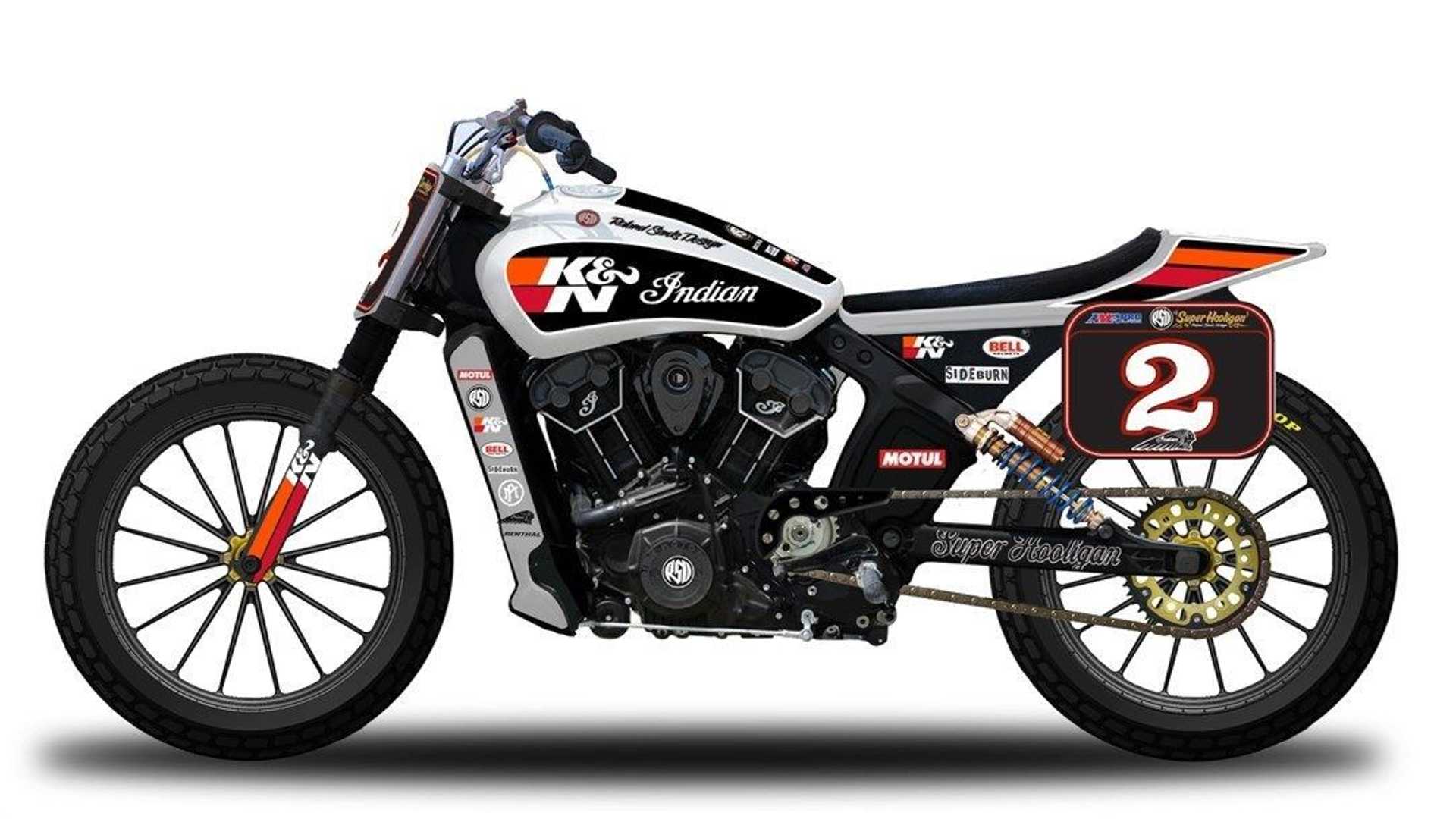 Роланд Сэндс представил комплект для переделки Indian Scout в стрит трэкер
