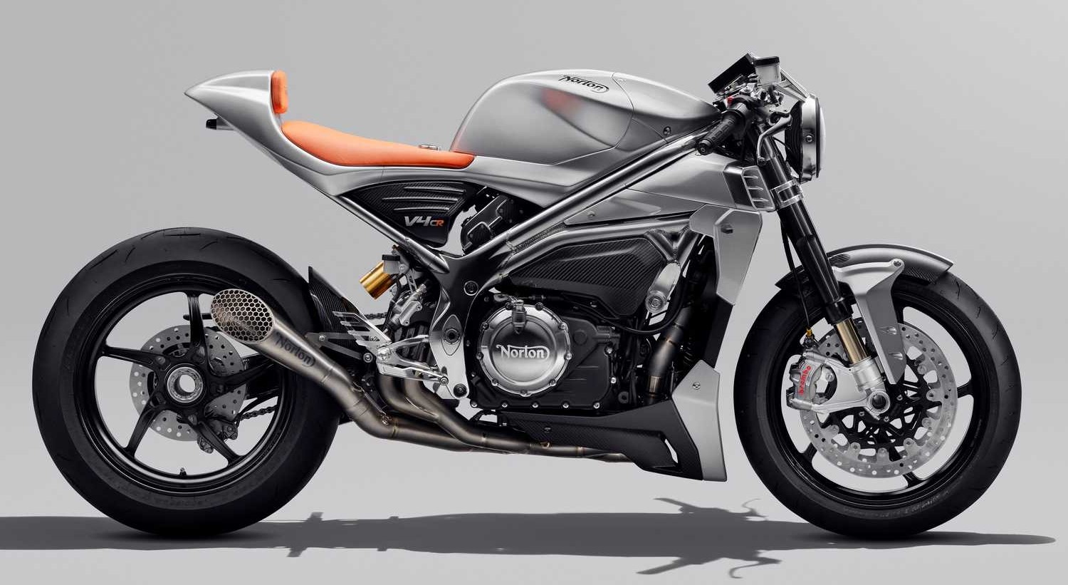Norton представил прототип V4 Cafe Racer