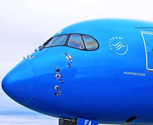 ITA Airways вывела на линию самолёт имени Валентино Росси (+видео)