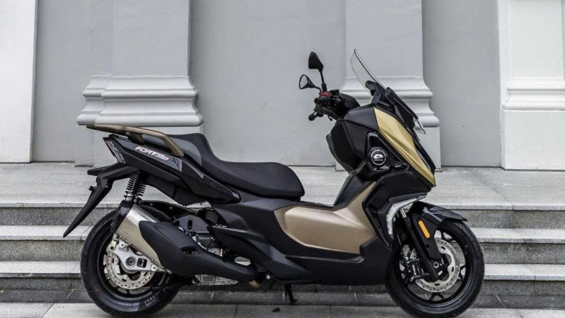QJ Motor представила Fortress 350 — свой первый максискутер