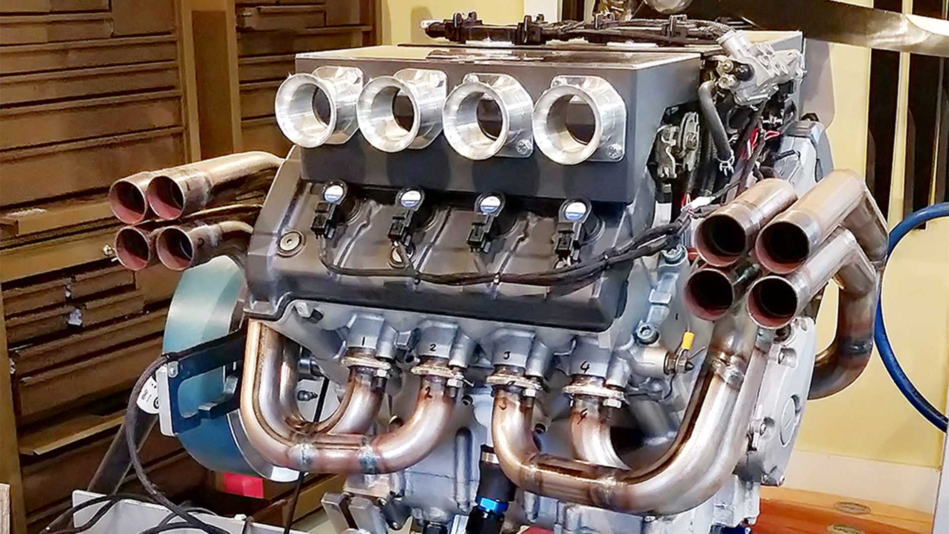 Австралийцы разрабатывают мотоциклетный двигатель V8 рабочим объёмом 1200 куб. см