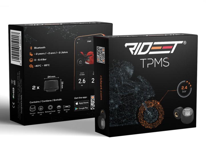 Rideet TPMS — колпачок с функцией контроля давления в шине