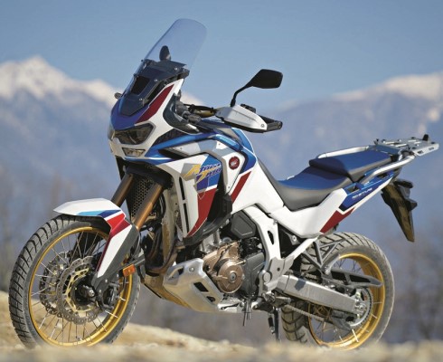 Honda патентует фронтальную камеру для Africa Twin