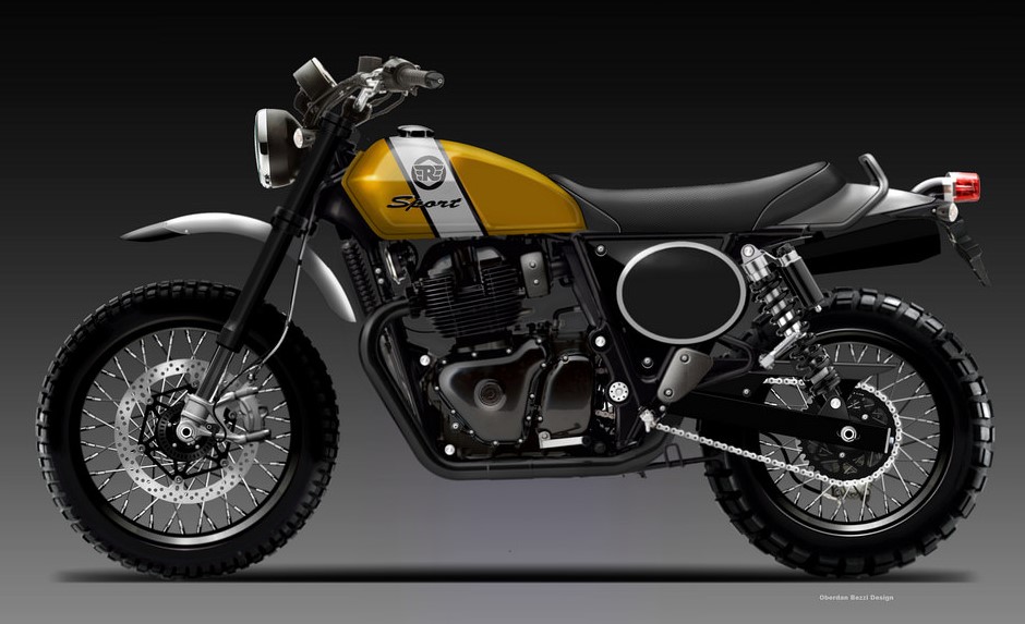 Royal Enfield Scrambler 650 проходит дорожные тесты