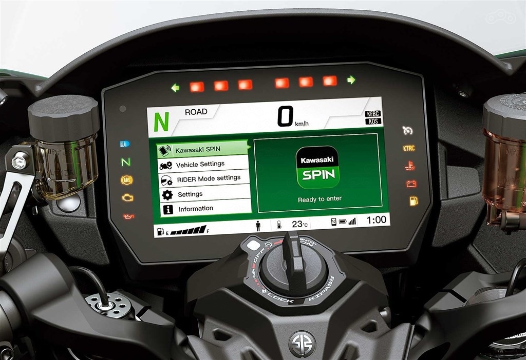 Отзывная: проблемы со спидометром Kawasaki H2