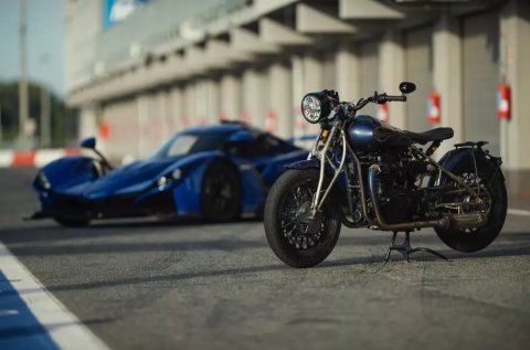 Praga ZS 800: эксклюзивный ретро-байк от производителя суперкаров