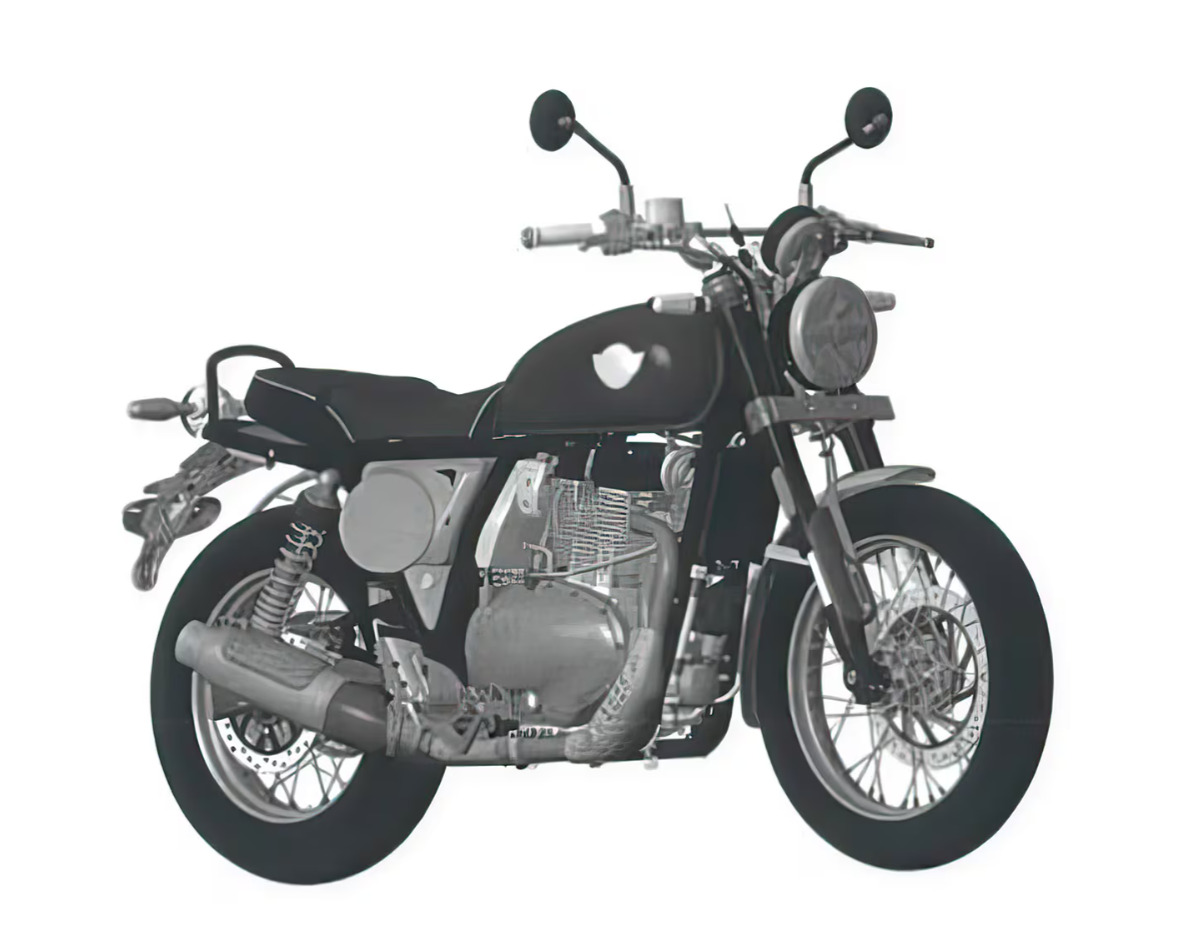 Рендеры на основе Royal Enfield Interceptor bear 650 scrambler