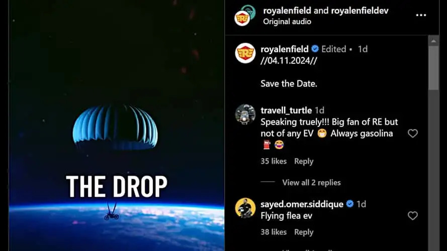 Падение из Стратосферы: Что заготовил Royal Enfield?