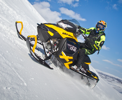 Три товарища - тест снегоходов Ski-Doo