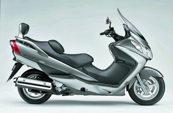 2003. Начало производство Suzuki Skywave/Burgman второго поколения.