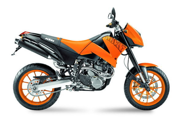 KTM 640 Duke: родстер, 1998-2007, 625 см&sup3;, 54 л.с., 180-260 тыс. руб.